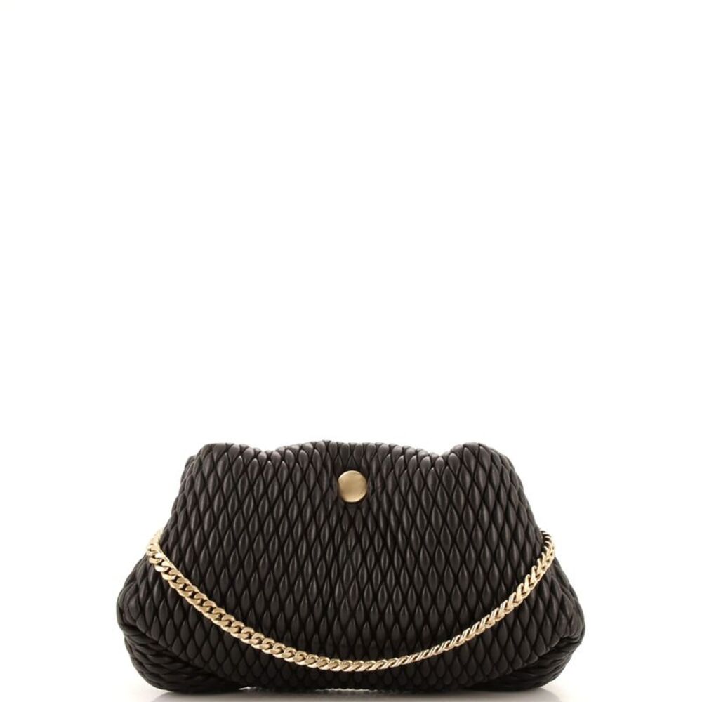 Proenza Schouler Puffy Chain Tobo Bag Leather Black - Picture 3 of 6